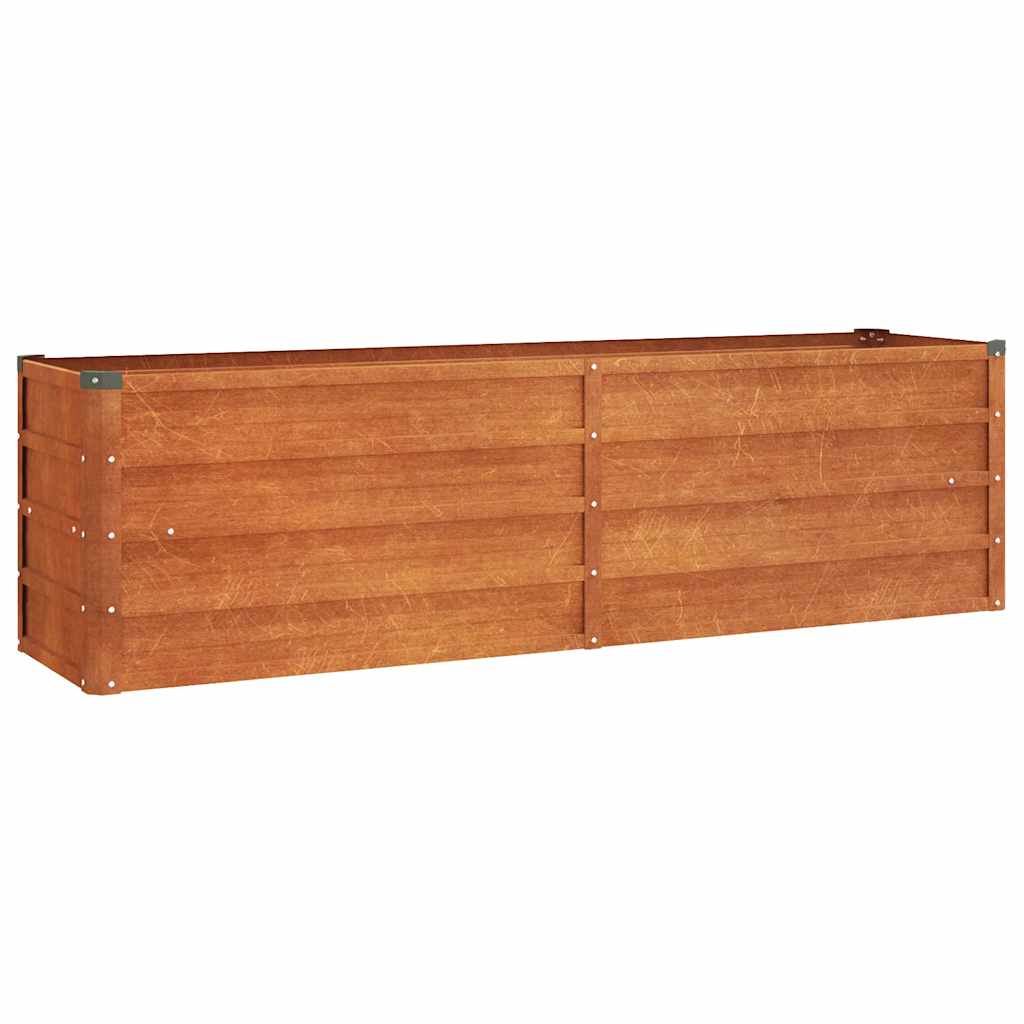 Garden Raised Bed Rusty 160x40x45 cm Corten Steel