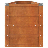 Garden Raised Bed Rusty 320x40x45 cm Corten Steel - 45-Degree Angle