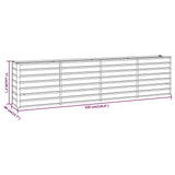 Garden Raised Bed Rusty 320x40x77 cm Corten Steel - Low Angle