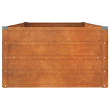 Garden Raised Bed Rusty 160x80x45 cm Corten Steel