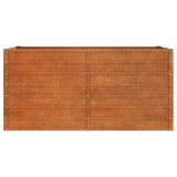 Garden Raised Bed Rusty 160x80x77 cm Corten Steel