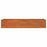 Garden Raised Bed Rusty 240x80x45 cm Corten Steel