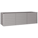 Garden Raised Bed Rusty 240x80x77 cm Corten Steel - Side View