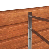 Garden Raised Bed Rusty 240x80x77 cm Corten Steel