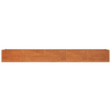 Garden Raised Bed Rusty 400x80x45 cm Corten Steel