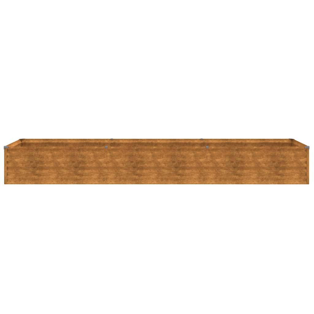 Garden Raised Bed 291x50x36 cm Corten Steel
