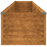 Garden Raised Bed 386x50x36 cm Corten Steel - 45-Degree Angle