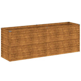 Garden Raised Bed 196x50x69 cm Corten Steel