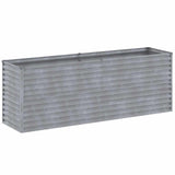 Garden Raised Bed 196x50x69 cm Corten Steel - Side View