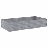 Garden Raised Bed 195x100x36 cm Corten Steel - Side View