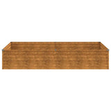 Garden Raised Bed 195x100x36 cm Corten Steel