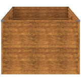 Garden Raised Bed 196x100x69 cm Corten Steel - 45-Degree Angle