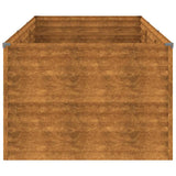 Garden Raised Bed 290x100x69 cm Corten Steel - 45-Degree Angle