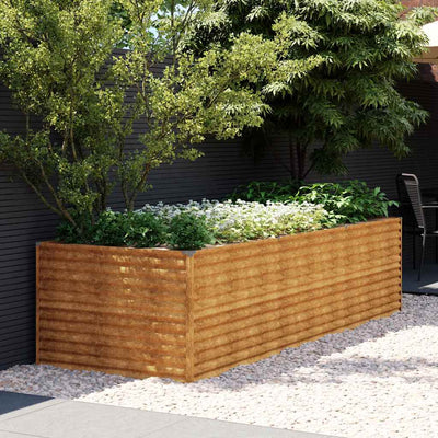Garden Raised Bed 290x100x69 cm Corten Steel