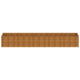 Garden Raised Bed 479x100x69 cm Corten Steel - Extra Image