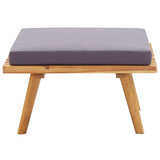 6 Piece Garden Lounge Set Solid Wood Acacia - Extra Image