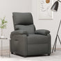 Recliner Chair Dark Grey Fabric