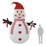Inflatable Snowman with LEDs 460 cm - Extra Image