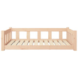 Dog Bed 105.5x75.5x28 cm Solid Wood Pine - Top-Down View