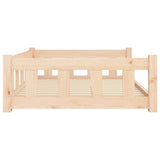 Dog Bed 105.5x75.5x28 cm Solid Wood Pine