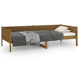 Day Bed without Mattress Honey Brown Solid Wood Pine 90x190 cm