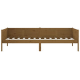 Day Bed without Mattress Honey Brown Solid Wood Pine 90x190 cm