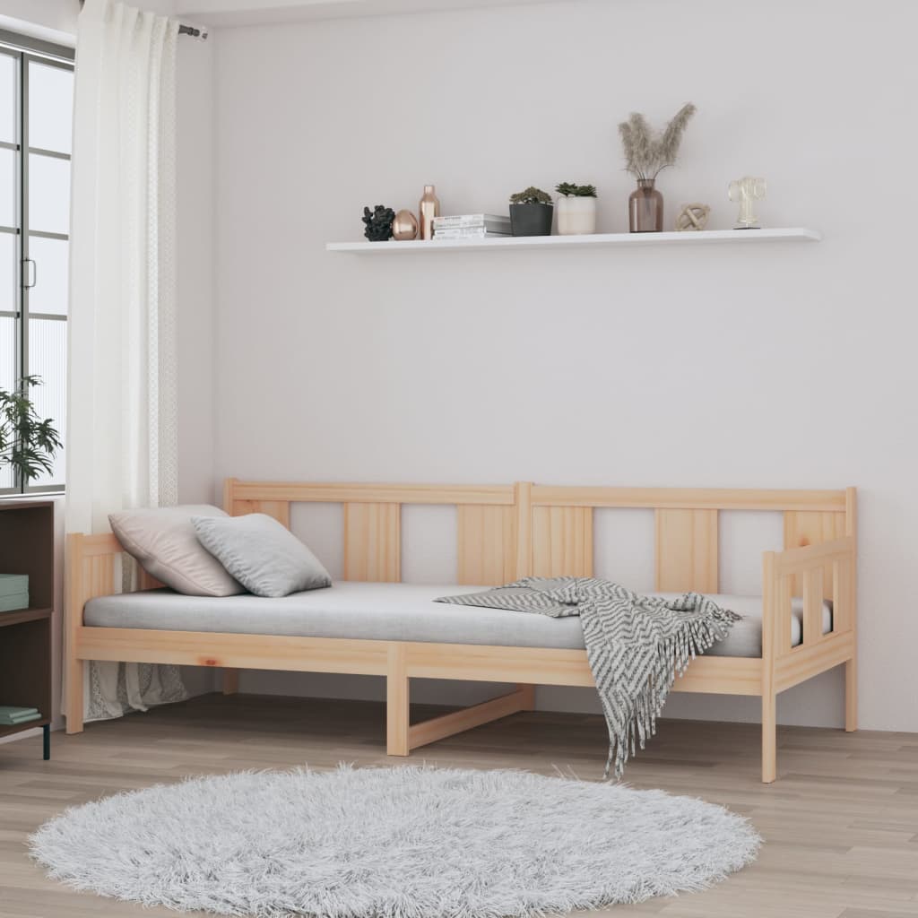 Day Bed without Mattress Solid Wood Pine 90x190 cm