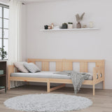 Day Bed without Mattress Solid Wood Pine 90x190 cm - Top-Down View