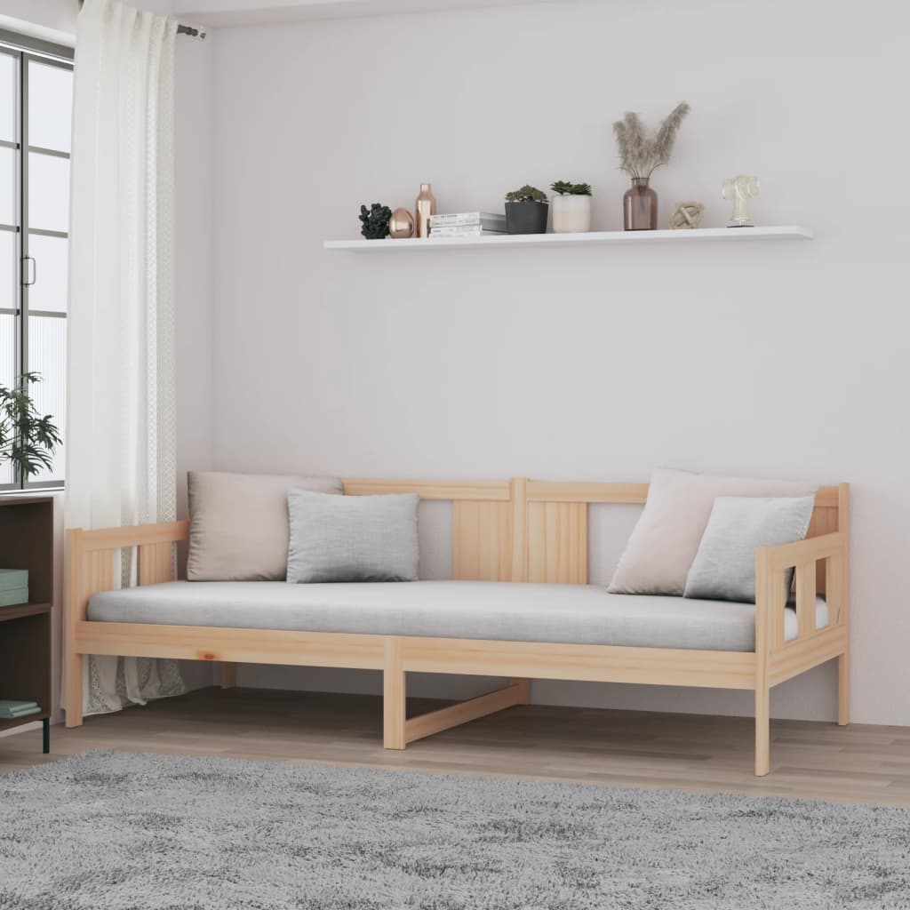 Day Bed without Mattress Solid Wood Pine 90x190 cm