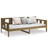 Day Bed without Mattress Honey Brown Solid Wood Pine 90x190 cm - 45-Degree Angle