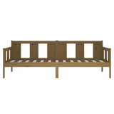 Day Bed without Mattress Honey Brown Solid Wood Pine 90x190 cm