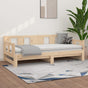 Pull-out Day Bed without Mattress Solid Wood Pine 90x190 cm