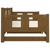Pull-out Day Bed without Mattress Honey Brown 2x(90x190) cm - Extra Image