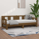 Pull-out Day Bed without Mattress Honey Brown 2x(90x190) cm