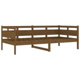 Day Bed without Mattress Honey Brown Solid Wood Pine 90x190 cm
