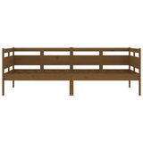 Day Bed without Mattress Honey Brown Solid Wood Pine 90x190 cm