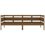 Day Bed without Mattress Honey Brown Solid Wood Pine 90x190 cm