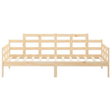 Day Bed without Mattress Solid Wood Pine 90x190 cm