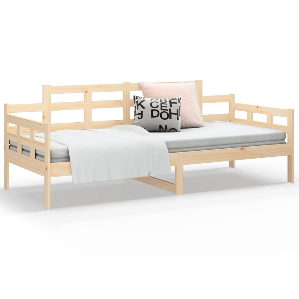 Day Bed without Mattress Solid Wood Pine 90x190 cm