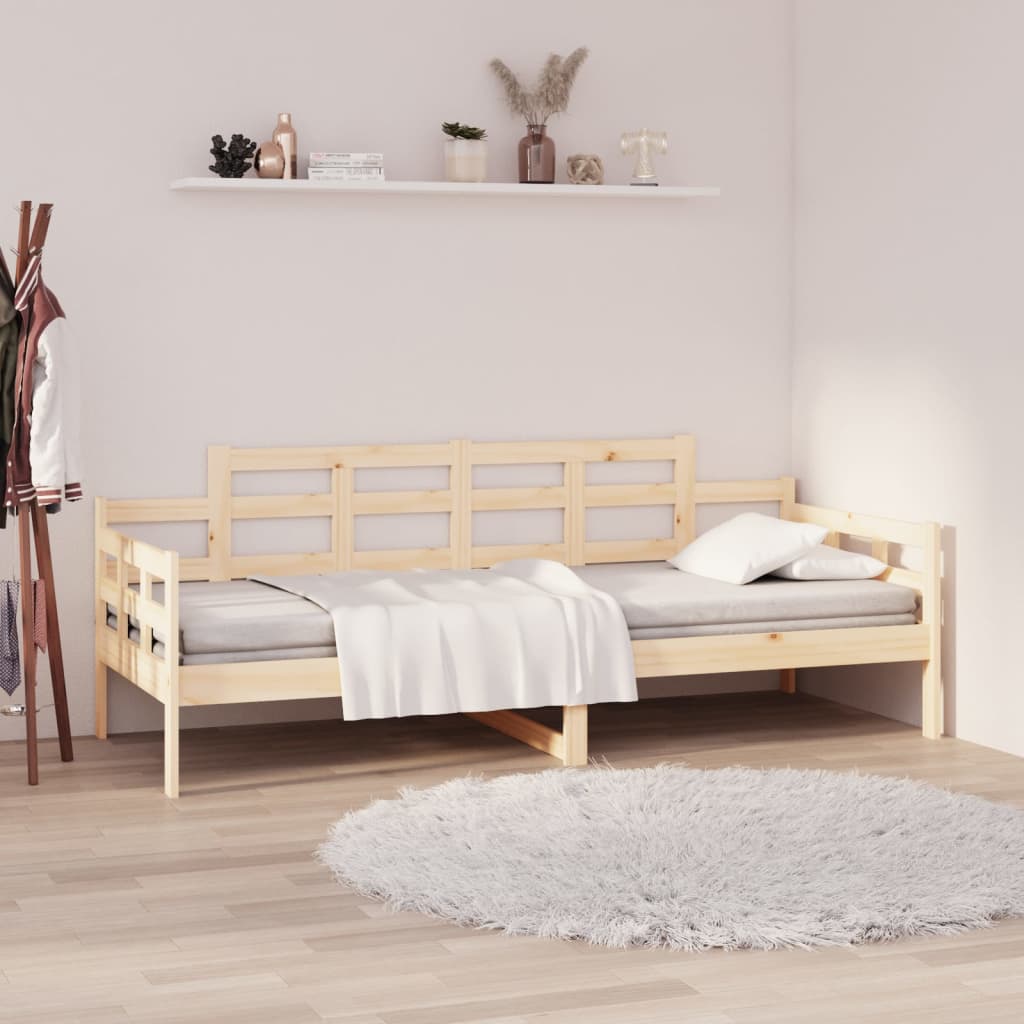 Day Bed without Mattress Solid Wood Pine 90x190 cm
