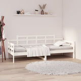 Day Bed without Mattress White Solid Wood Pine 90x190 cm