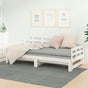 Pull-out Day Bed without Mattress White 90x190 cm
