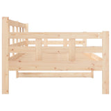 Day Bed without Mattress Solid Wood Pine 90x190 cm