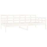 Day Bed without Mattress White Solid Wood Pine 90x190 cm