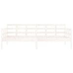 Day Bed without Mattress White Solid Wood Pine 90x190 cm