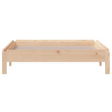 Stack Bed without Mattress 90x190 cm Solid Wood Pine