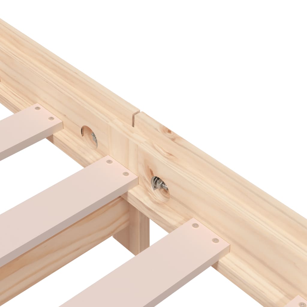 Stack Bed without Mattress 90x190 cm Solid Wood Pine