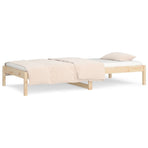 Day Bed without Mattress 90x190 cm Single Solid Wood Pine