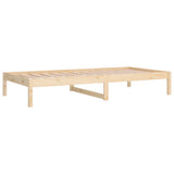 Day Bed without Mattress 90x190 cm Solid Wood Pine - Close-Up Angle