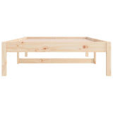 Day Bed without Mattress 90x190 cm Solid Wood Pine - Low Angle